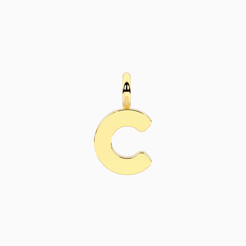 Charm Kidult By You Lettera C in Acciaio Dorato