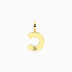 Charm Kidult By You Lettera C in Acciaio Dorato - vista 2