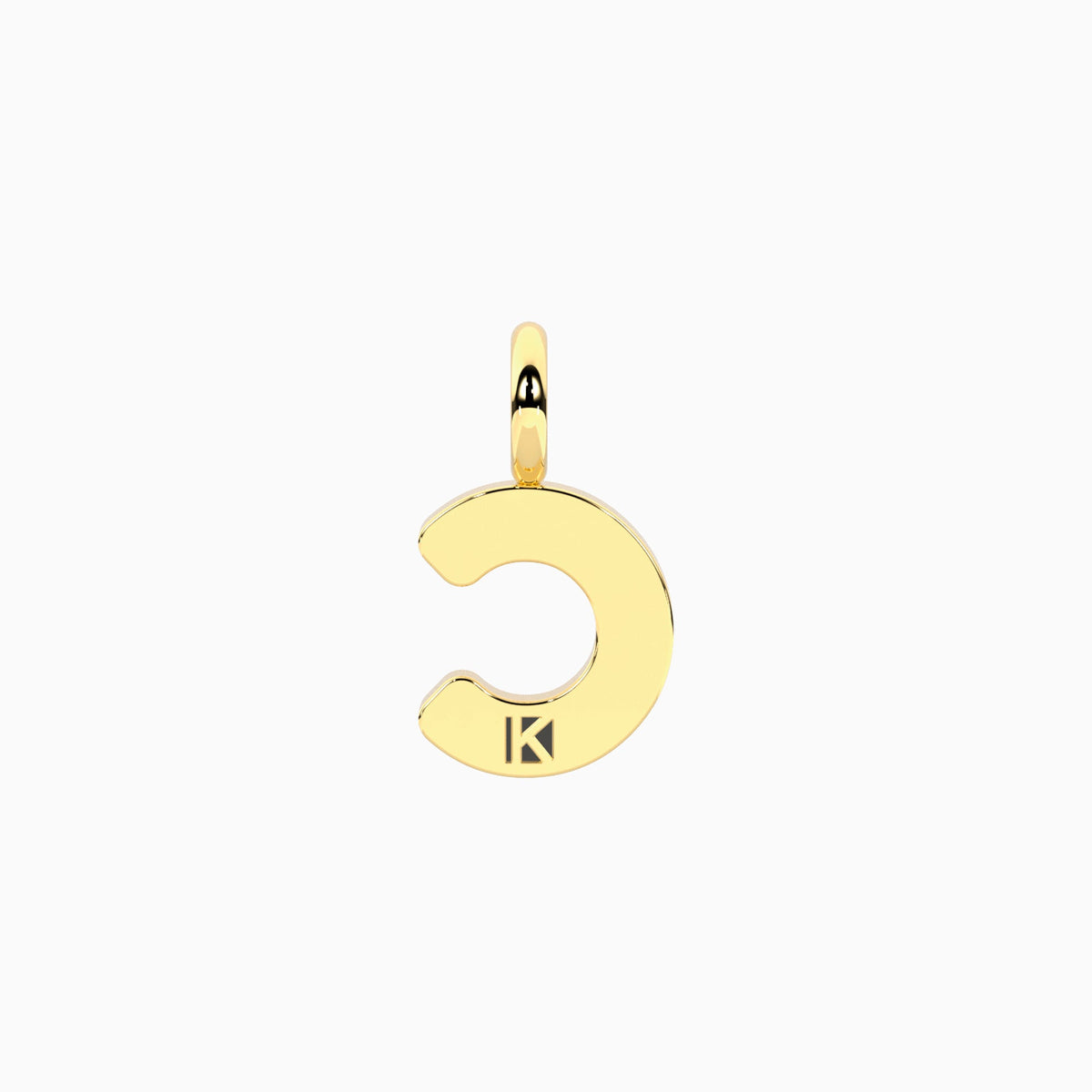 Charm Kidult By You Lettera C in Acciaio Dorato - vista 2