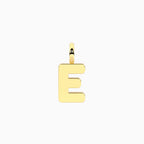 Charm Kidult By You Lettera E in Acciaio Dorato