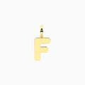 Charm Kidult By You Lettera F in Acciaio Dorato