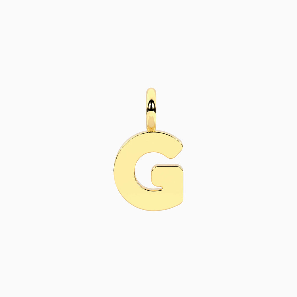 Charm Kidult By You Lettera G in Acciaio Dorato