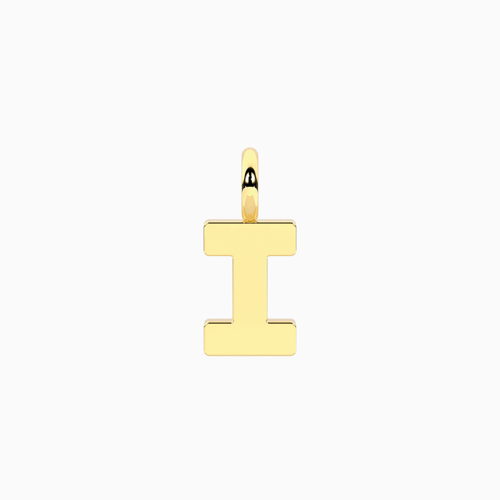 Charm Kidult By You Lettera I in Acciaio Dorato