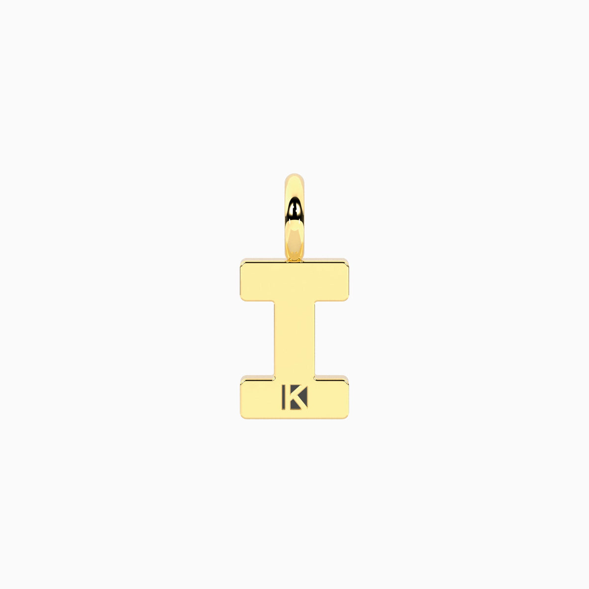 Charm Kidult By You Lettera I in Acciaio Dorato - vista 2