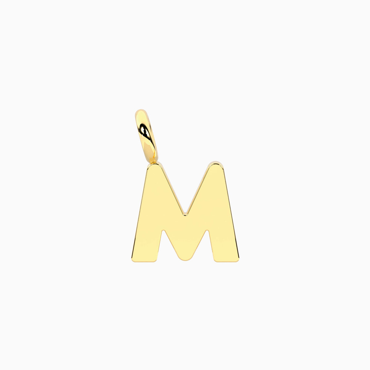 Charm Kidult By You Lettera M in Acciaio Dorato
