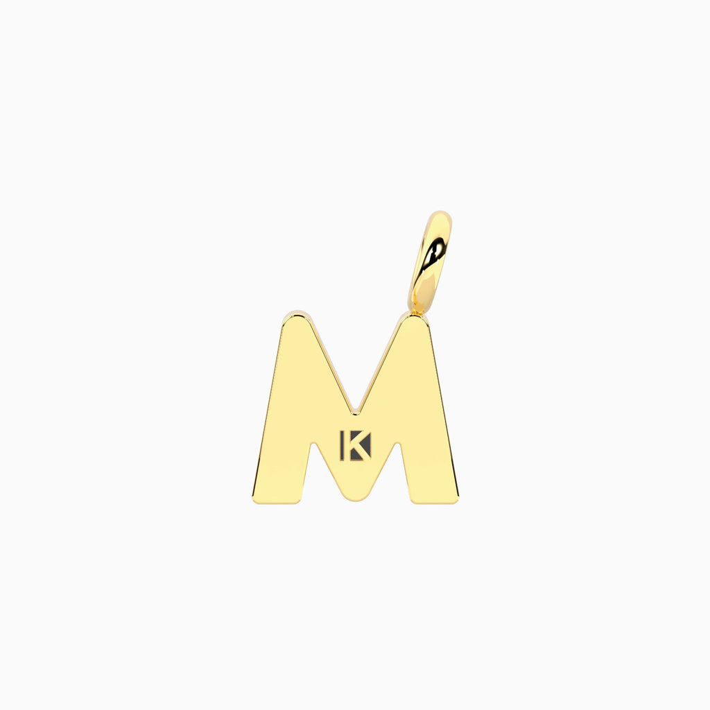 Charm Kidult By You Lettera M in Acciaio Dorato - vista 2
