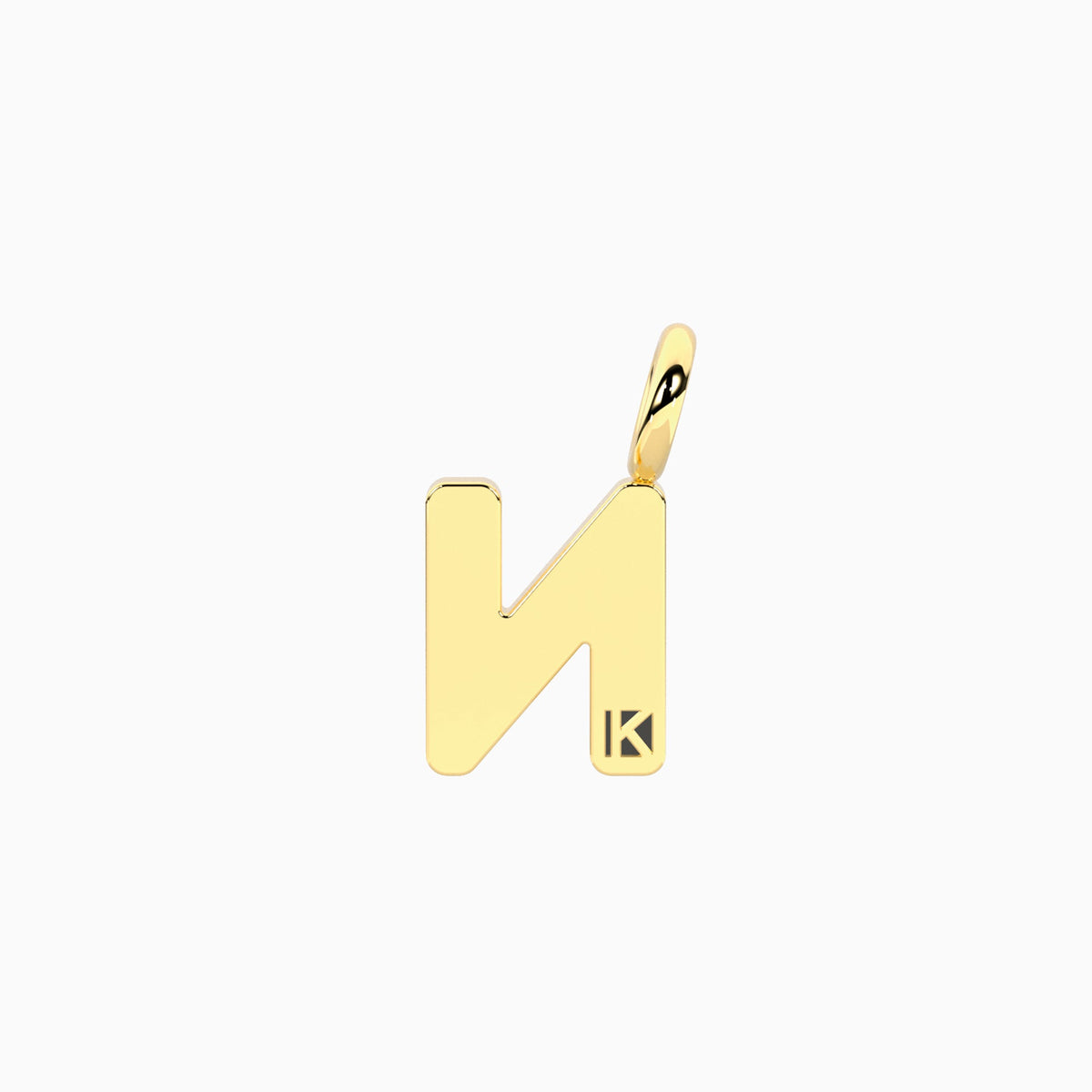 Charm Kidult By You Lettera N in Acciaio Dorato - vista 2