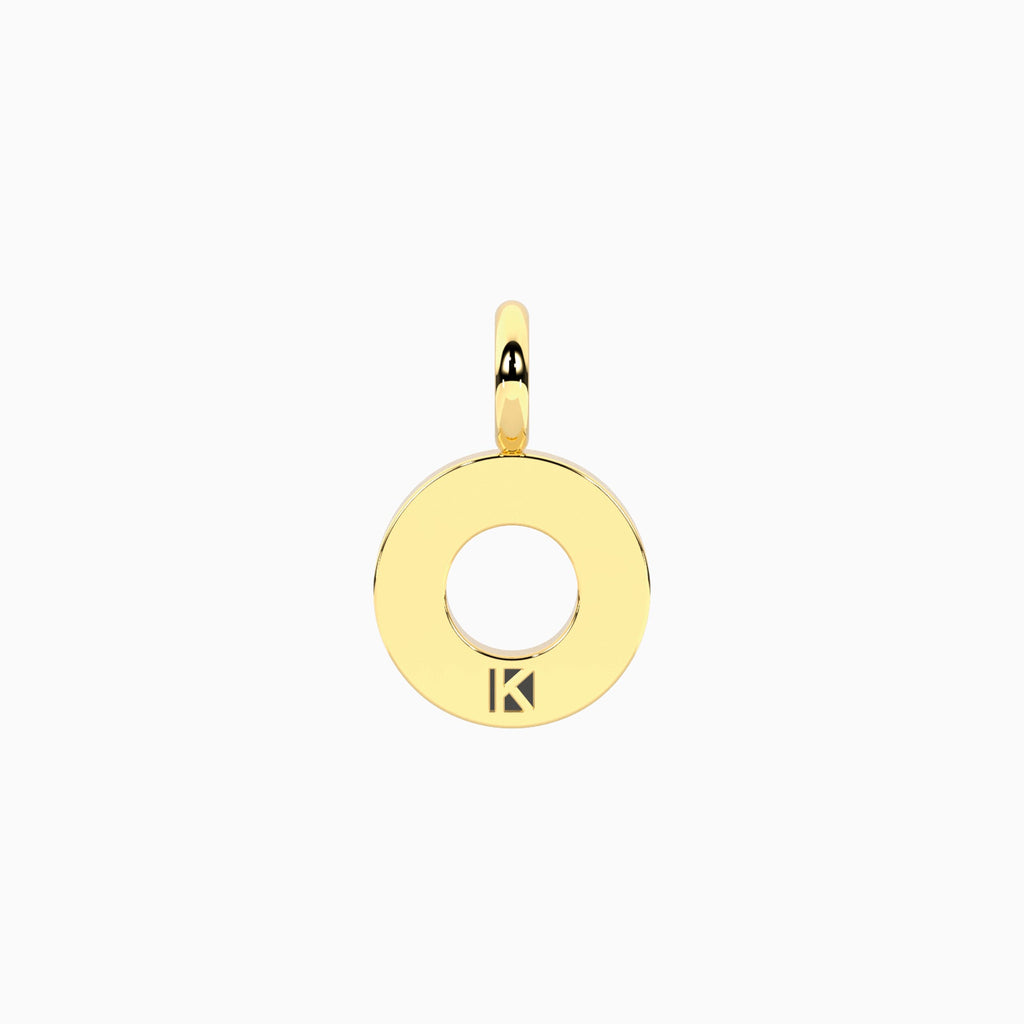 Charm Kidult By You Lettera O in Acciaio Dorato - vista 2