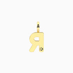 Charm Kidult By You Lettera R in Acciaio Dorato - vista 2