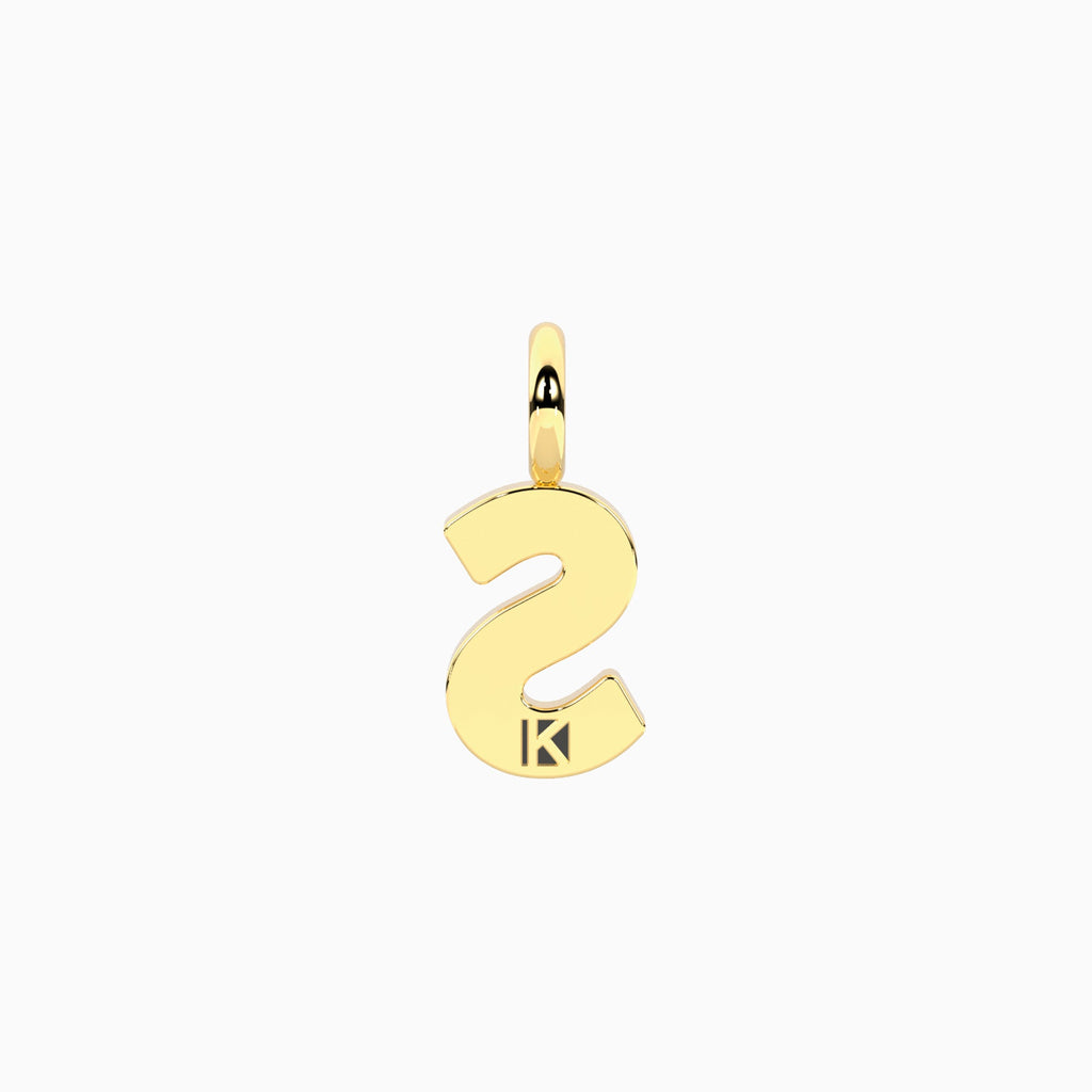 Charm Kidult By You Lettera S in Acciaio Dorato - vista 2