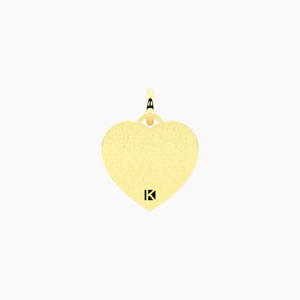 Charm Kidult By You Cuore One in a Million in Acciaio PVD Giallo - vista 2