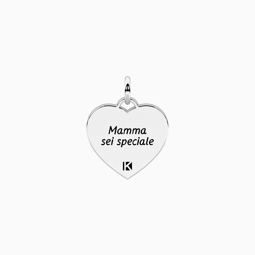 Charm Kidult By You Cuore Mamma Sei Speciale in Acciaio - vista 2