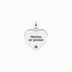 Charm Kidult By You Cuore Mamma Sei Speciale in Acciaio - vista 2