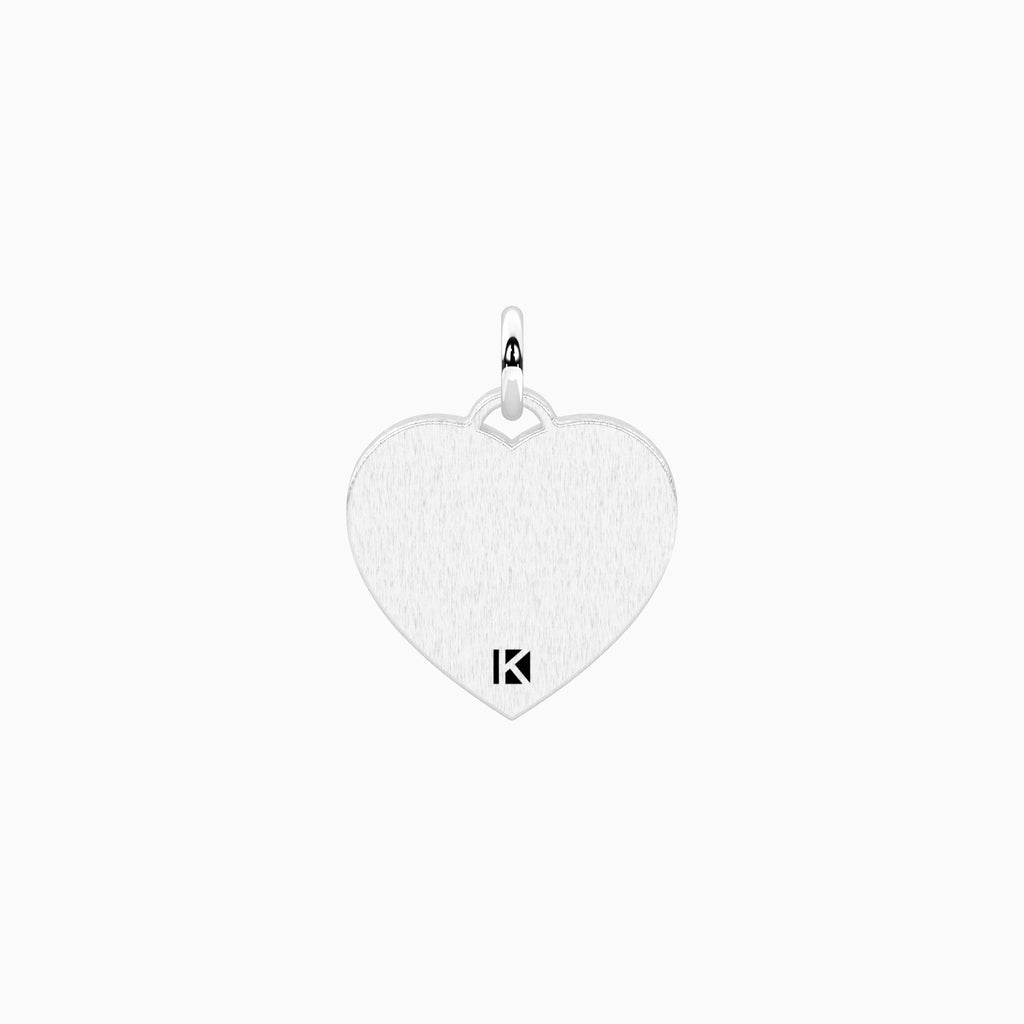 Charm Kidult By You Cuore Sorella in Acciaio con Cristallo - vista 2