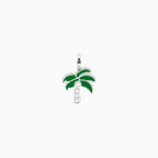 Charm Kidult By You Palma in Acciaio con Smalto e Cristalli