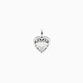 Charm Kidult By You Energy Stone Cuore in Acciaio con Cristallo