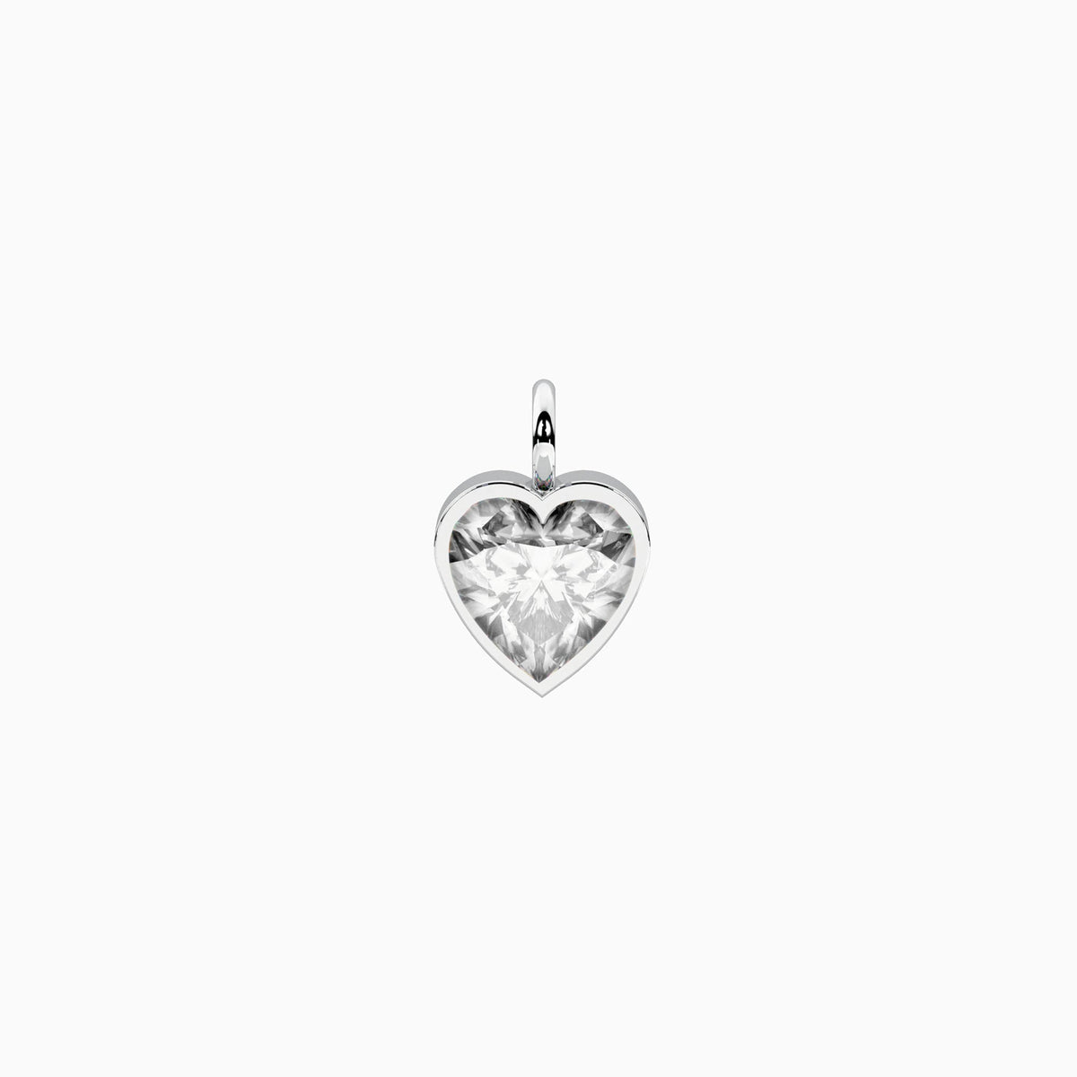 Charm Kidult By You Energy Stone Cuore in Acciaio con Cristallo