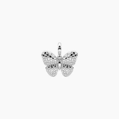 Charm Kidult By You Farfalla Papillon in Acciaio con Cristalli