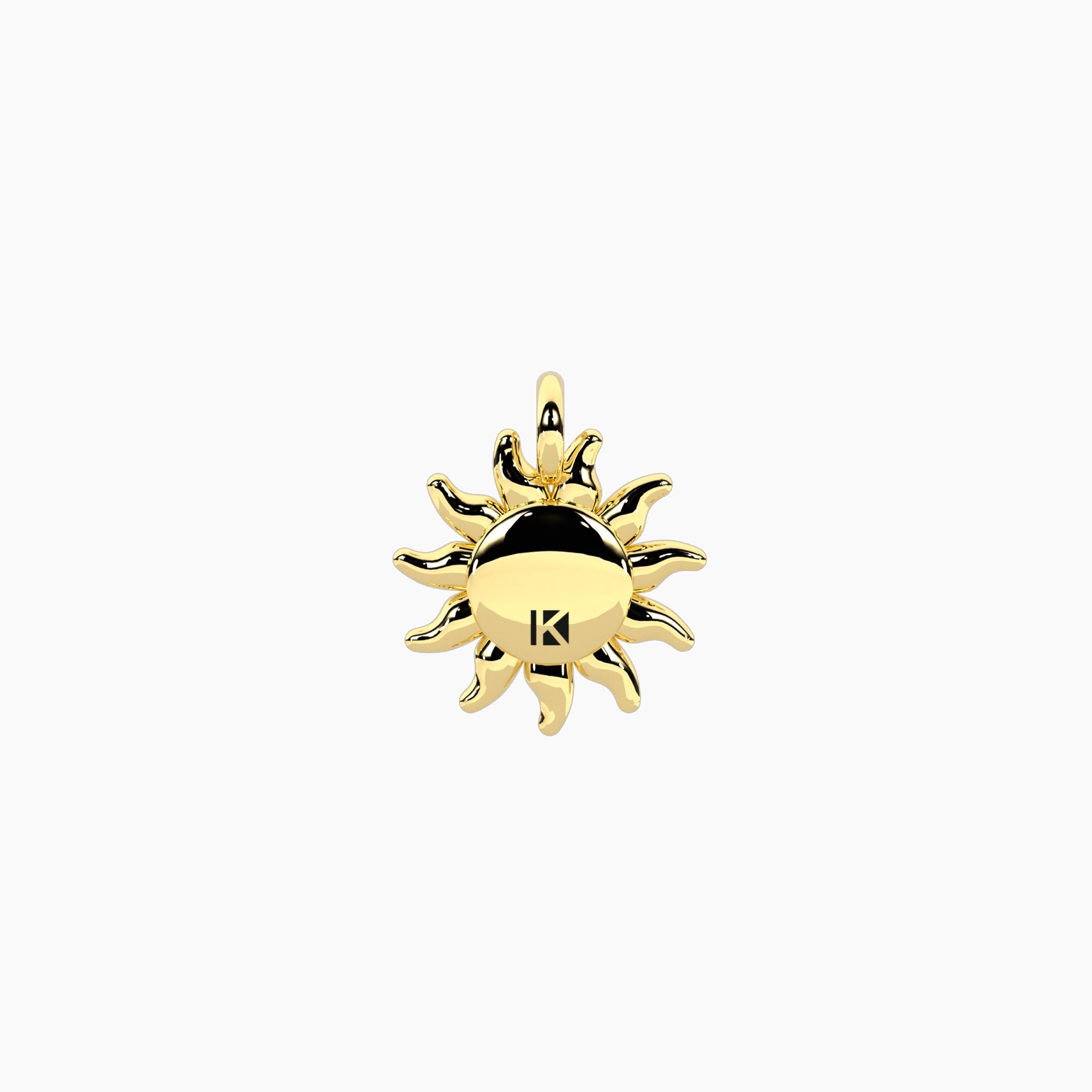 Charm Kidult By You Sole in Acciaio Dorato con Cristalli