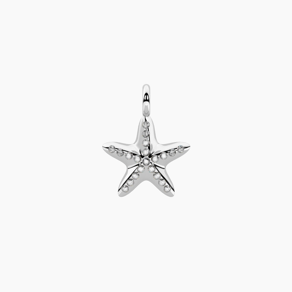 Charm Kidult By You Stella Marina in Acciaio con Cristalli
