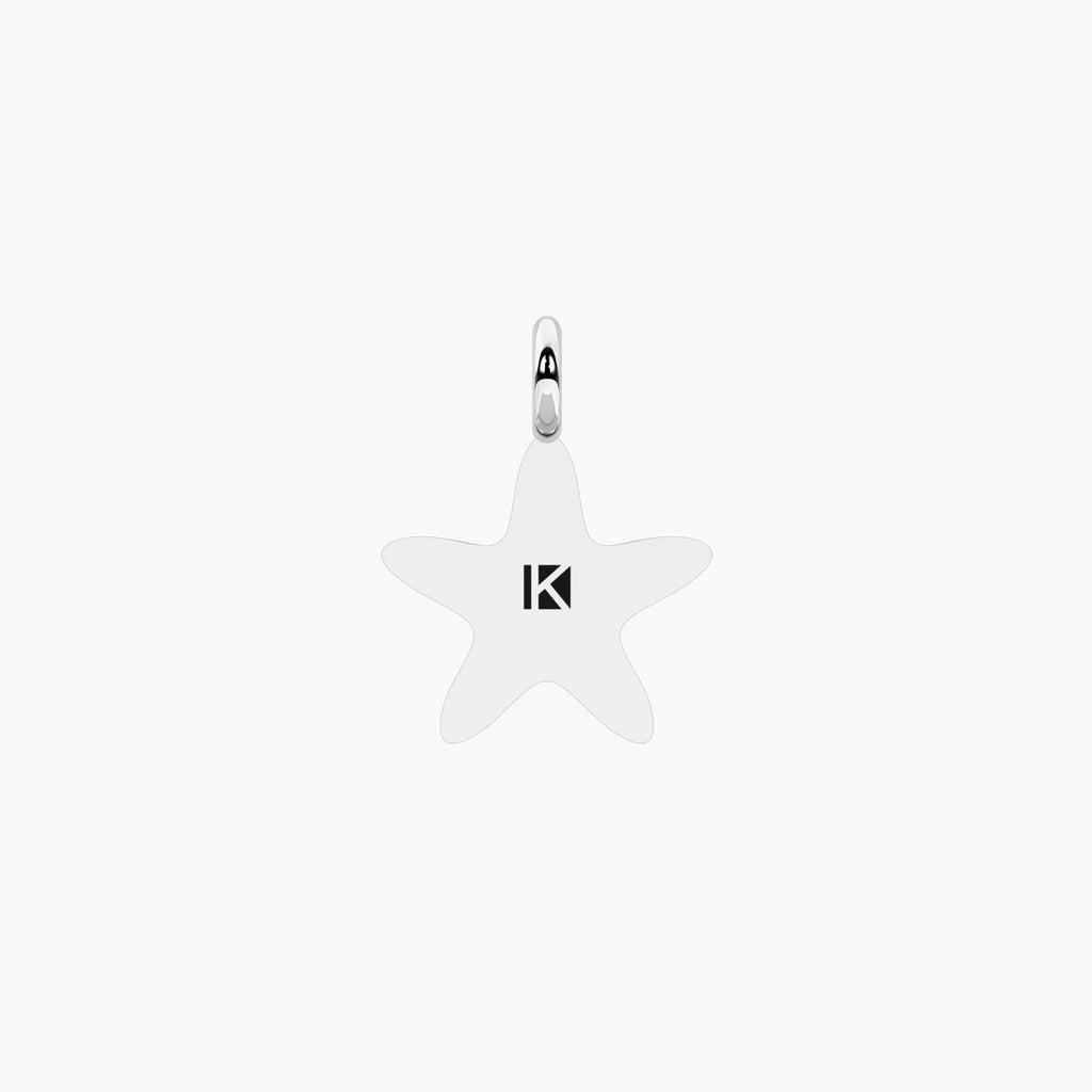 Charm Kidult By You Stella Marina in Acciaio con Cristalli