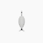 Charm Kidult By You Pesce in Acciaio con Cristalli