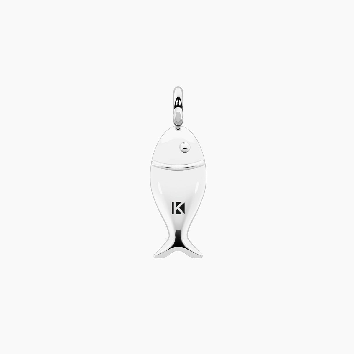 Charm Kidult By You Pesce in Acciaio con Cristalli - vista 2
