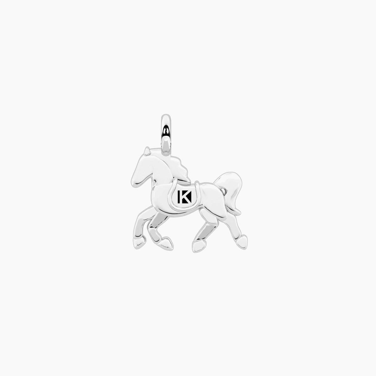 Charm Kidult By You Cavallino in Acciaio con Cristallo - vista 2