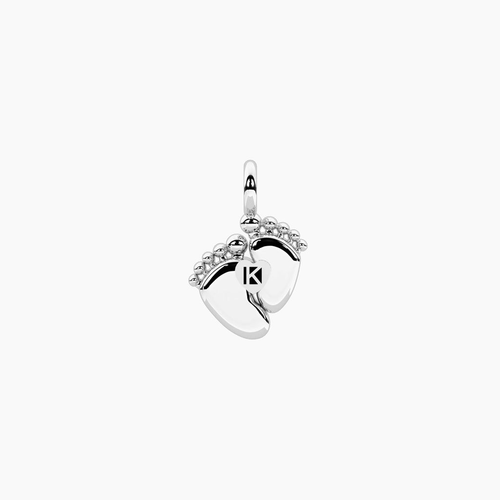 Charm Kidult By You Piedini in Acciaio con Cristalli - vista 2