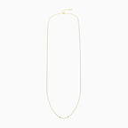 Collana Kidult By You Acciaio Dorato Catena Diamantata 85 cm