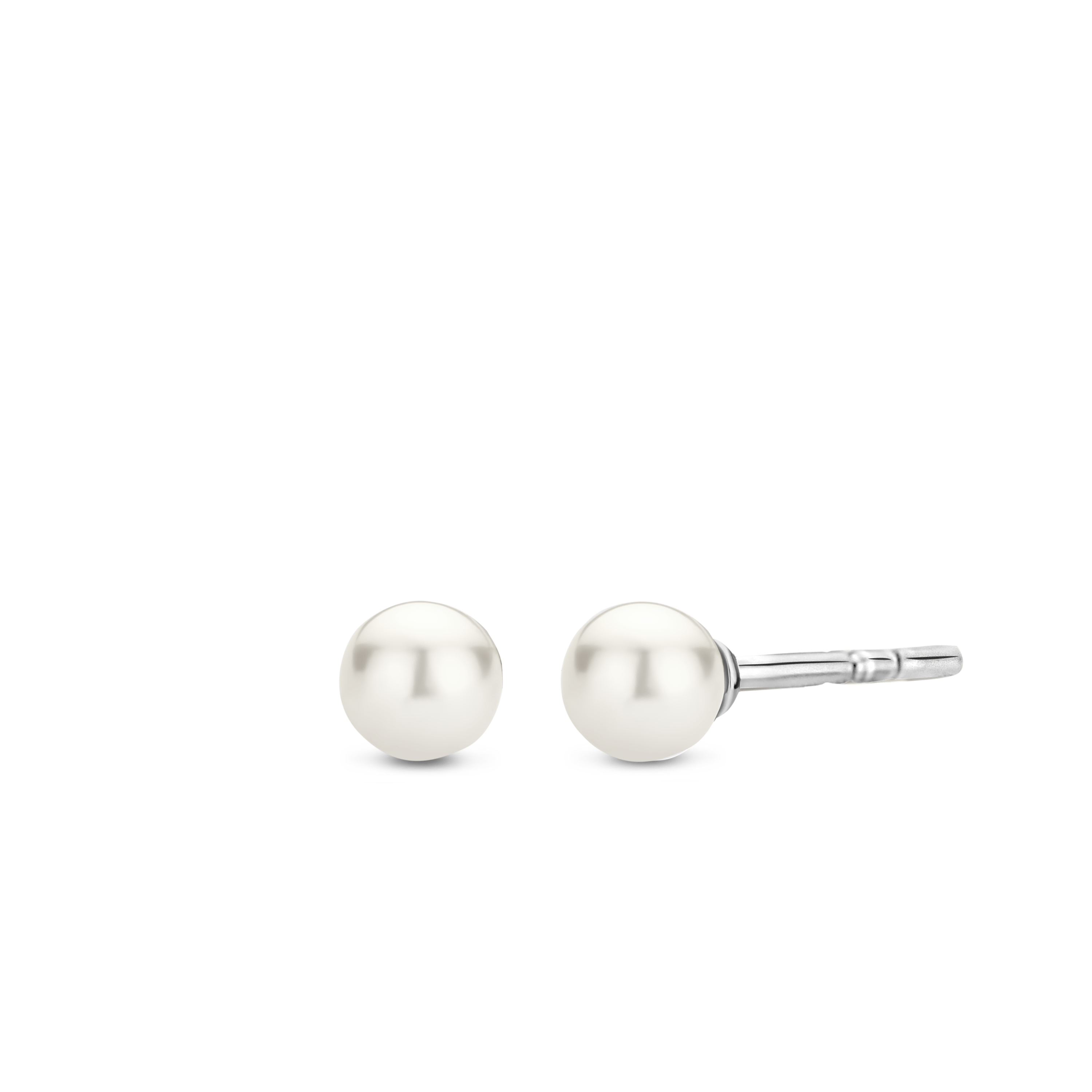 Orecchini Ti Sento Milano Argento con Perle 4 mm
