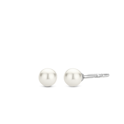 Orecchini Ti Sento Milano Argento con Perle 4 mm
