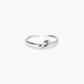 Anello Kidult Style Aperto con Nodo in Acciaio