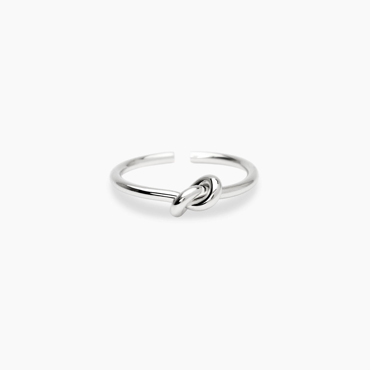Anello Kidult Style Aperto con Nodo in Acciaio