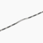 Bracciale Kidult Style Acciaio con Ematite e Piastra