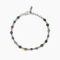 Bracciale Kidult Style Acciaio con Pietre Multicolore
