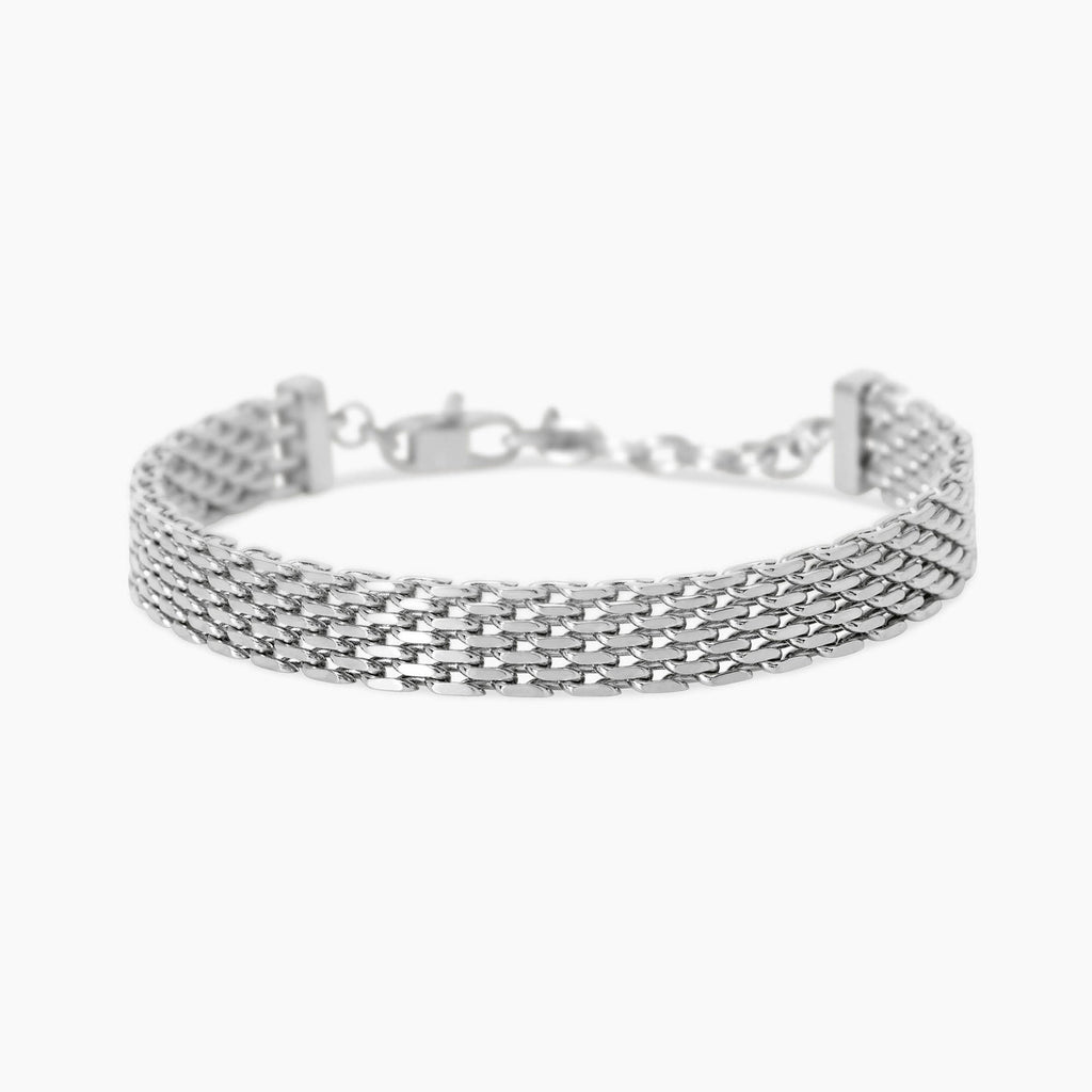 Bracciale Kidult Style Catena Mesh in Acciaio