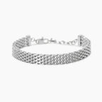 Bracciale Kidult Style Catena Mesh in Acciaio