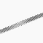Bracciale Kidult Style Catena Mesh in Acciaio - vista 2