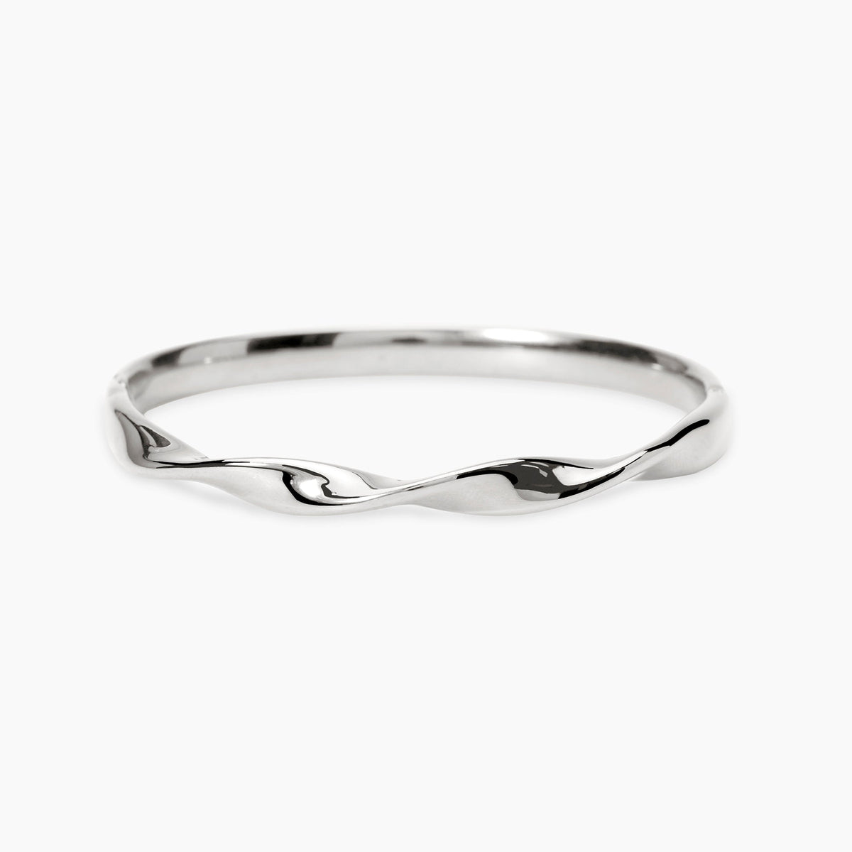 Bracciale Bangle Kidult Style Ritorto in Acciaio