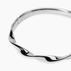 Bracciale Bangle Kidult Style Ritorto in Acciaio - vista 2