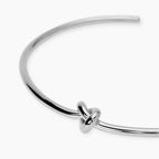 Bracciale Bangle Aperto Kidult Style Nodo in Acciaio - vista 2