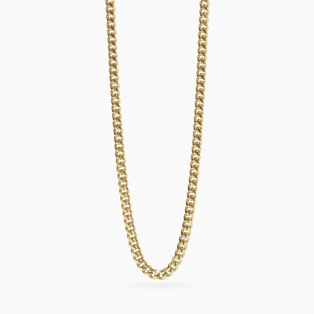 Collana Kidult Style Catena Groumette in Acciaio Dorato