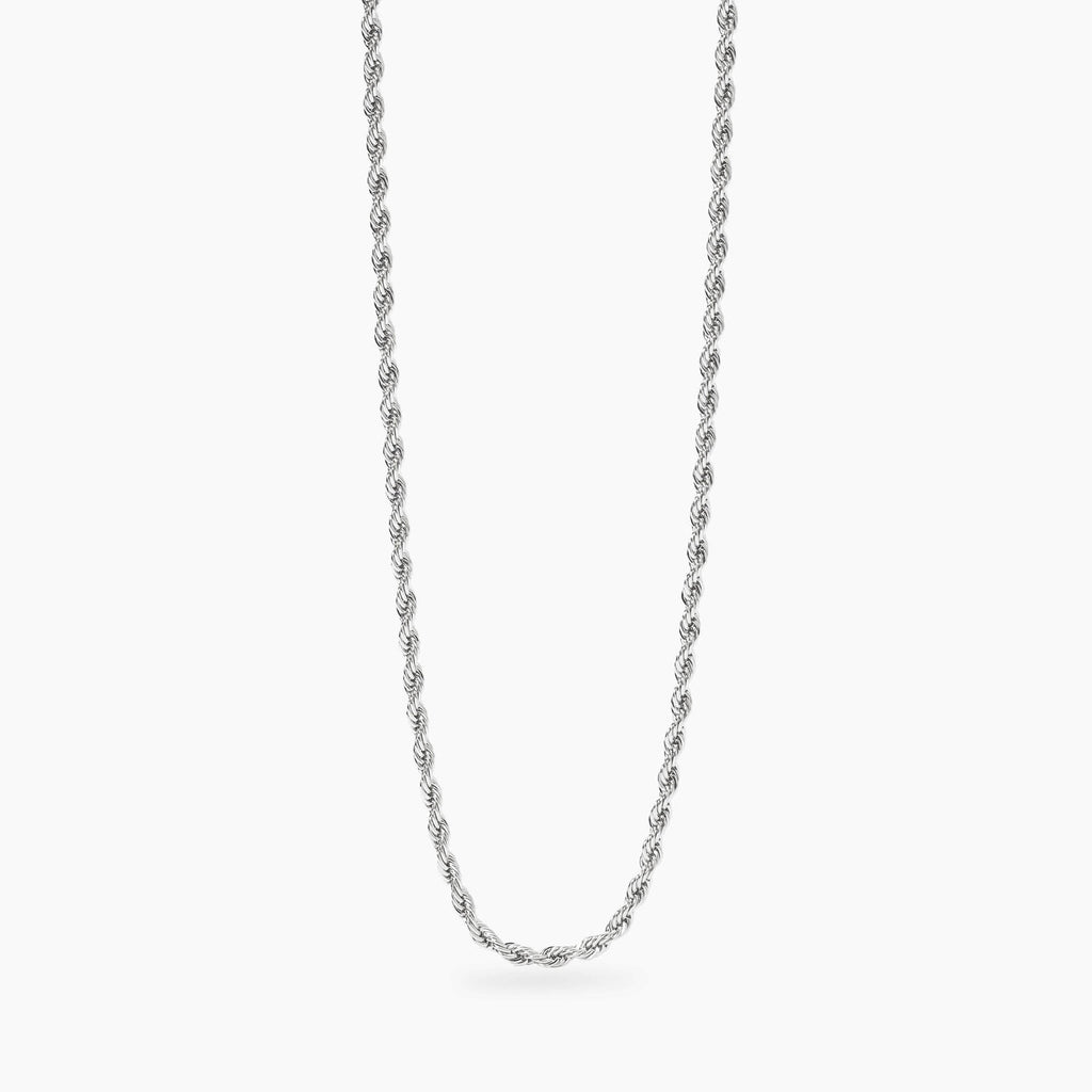 Collana Kidult Style Catena Corda in Acciaio
