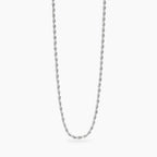 Collana Kidult Style Catena Corda in Acciaio
