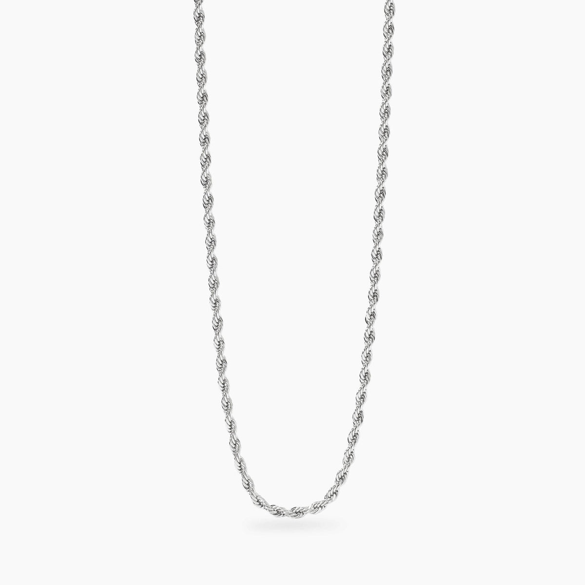 Collana Kidult Style Catena Corda in Acciaio