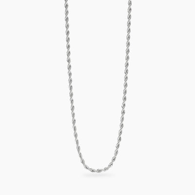 Collana Kidult Style Catena Corda in Acciaio