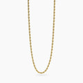 Collana Kidult Style Catena Corda in Acciaio Dorato