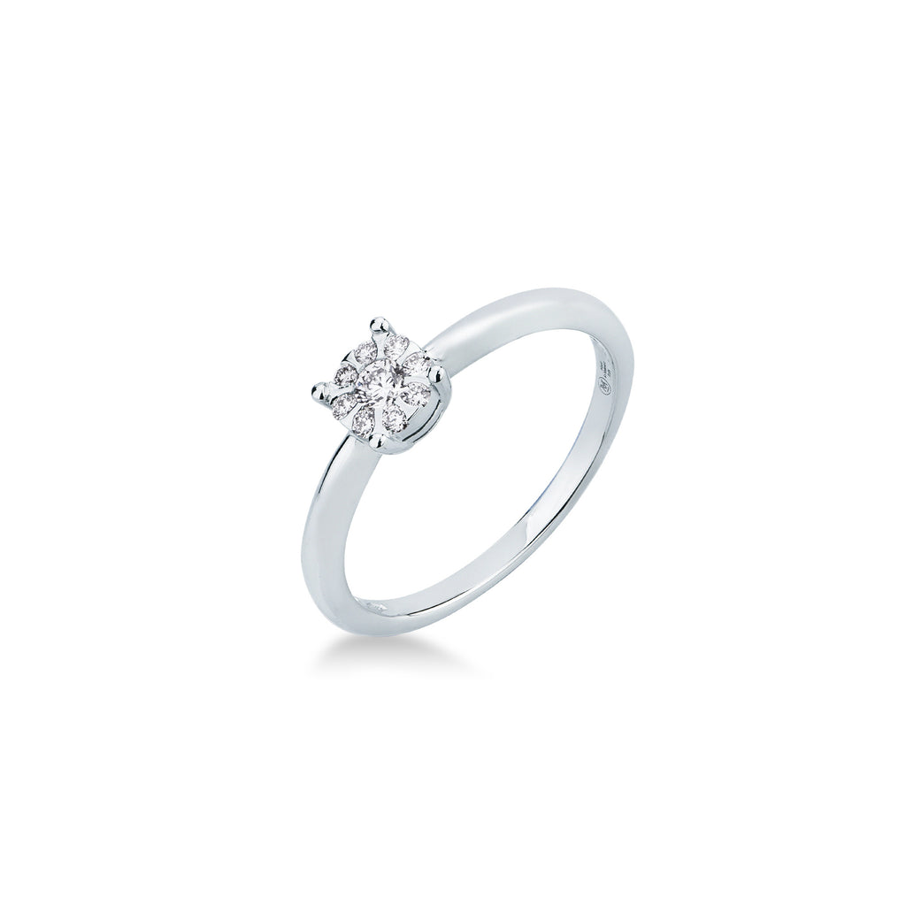 Anello Mirco Visconti Oro 18kt e Diamanti 0,17ct