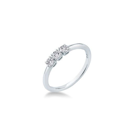 Anello Mirco Visconti Oro 18kt e Diamanti 0,12ct